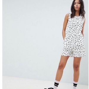 Polka dot romper